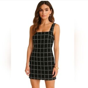 Jason Wu Tweed Cocktail Dress Sz L